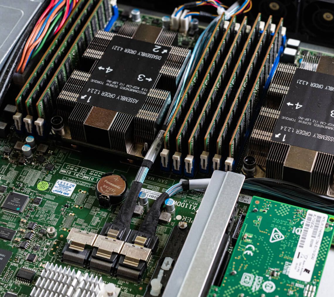 Image of server hardware