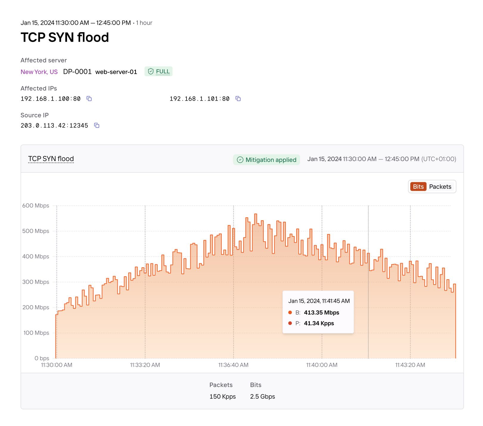 Screenshot of Shield settings UI in Client panel